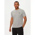 EA7 EA7til mænd. 8NPT25_PJVPZ Core Identity T-shirt i Pima-bomuld, grå (L), Casual, Sport, Multisport, Korte ærmer