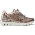Pikolinos Pikolinostil kvinder. W4R-6584CL Cantabria sølvfarvede lædersko (40), Sølvfarvet, 3-5 cm, Blonder, Casual