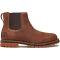 Timberland Timberlandtil mænd. TB1A2NGYF131 Brune Larchmont Chelsea ankelstøvler i læder (43), Fast, Blonder, Casual