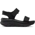 SKECHERS Skecherstil kvinder. 119226 D'Lux Walker Sandaler - New Block sort (38), Stof, 3-5 cm, Velcro, Casual
