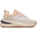 Pepe Jeans Pepe Jeanstil kvinder. PLS60044 Wislow Colors beige, lilla lædersko (38), Fast, Ruskind, Blonder, Casual