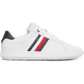 Tommy Hilfiger Tommy Hilfigertil mænd. FM0FM04921 Cupsole læder sneakers hvid (41), Fast, Blonder, Casual
