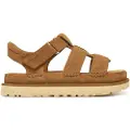 Ugg UGGtil kvinder. 1137890 Goldenstar Strap-sandaler i læder, brune (36), Fast, Velcro, Casual
