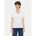 Pepe Jeans Pepe Jeanstil kvinder. PL506051 Macy's T-shirt hvid (XS), Casual, Korte ærmer, Økologisk bomuld, Bæredygtig