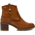 Pikolinos Pikolinostil kvinder. W7H-8817 Brune Llanes ankelstøvler i læder (40), 5-8 cm, Lynlås, Casual