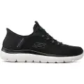SKECHERS Skecherstil mænd. 232457 Slip-on sko: Summits - High Range sort (45), Stof, 3-5 cm, Blonder, Casual