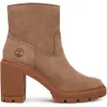 Timberland Timberlandtil kvinder. TB0A26WAEN51 Allington taupe mellemlange læderstøvler med hæl og lynlås (37 W), 8-10, Casual, Gråt