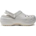 Crocs Classic Platform Glitter Lined Træsko