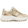 Liu Jo Liu Jotil kvinder. BA5065PX620S3188 Træningssko i læder og guldlurex (36), Guldfarvet, 3-5 cm, Blonder, Casual