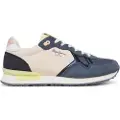 Pepe Jeans Pepe Jeanstil kvinder. PLS40038 Brit Camp flerfarvede lædersko (39), Fast, Ruskind, Blonder, Casual, Flerfarvet