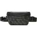 GUESS Guesstil mænd. HMEVZLP3231 Vezzola Smart bum bag logo 4G sort (OSFA), Casual, Polyuretan