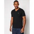 Levi's Levi'stil mænd. 85641-0001 Sort T-shirt med V-hals (XS), Casual, Bomuld, Korte ærmer