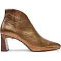 Hispanitas Hispanitastil kvinder. HI243576 Golden Menorca ankelstøvler i læder (36), Guldfarvet, 5-8 cm, Lynlås, Casual