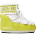 Moon Boot Moon Boottil kvinder. 80D1409340 Icon lave nylonstøvler lime (39/41), Fast, Ingen, Casual, Grøn, Gul, Sne
