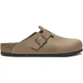 Birkenstock Birkenstockunisex. 1018147 Træsko i læder Boston brun (43), Fast, Ingen, Casual