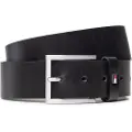 Tommy Hilfiger Tommy Hilfigertil mænd. AM0AM08361 Hampton læderbælte sort (85 cm), Casual
