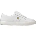 Ralph Lauren Lauren Ralph Laurentil kvinder. 802830937006 Janson II belagt læder sko hvid (38), Fast, Blonder, Casual
