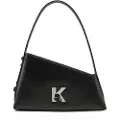 Karl Lagerfeld Karl Lagerfeldtil kvinder. A1W30334 Sort geometrisk taske (OSFA), Casual, Læder