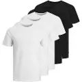 Jack & Jones Organic Basic 5 Pack T-shirt Med Korte ærmer