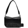 Pepe Jeans Pepe Jeanstil kvinder. PL031571 Geena Softy skuldertaske sort (OSFA), Casual, Polyuretan