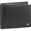 Tommy Hilfiger Tommy Hilfigertil mænd. AM0AM00652 Eton CC møntlomme læderpung sort -13x2x9,5cm (OSFA), Casual
