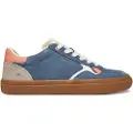 Pepe Jeans Pepe Jeanstil kvinder. PLS31592 Travis City blå træningssko i læder (36), Fast, Ruskind, Blonder, Casual