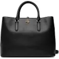 Ralph Lauren Lauren Ralph Laurentil kvinder. 431876724004 Lædertaske Satchel Marcy i sort læder (OSFA), Casual