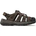 SKECHERS Skecherstil mænd. 204111 Tresmen sandaler - brun Udsendt (44), 1-3 cm, Velcro, Casual, Sport, Udendørs