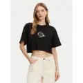Vans Grinning Face Relax Crop T-shirt sort