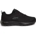 SKECHERS Skecherstil mænd. 232057 Træningssko Summit-Brisbane sort (45), Fast, 1-3 cm, Blonder, Sport, Løb, Multisport