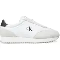 Calvin Klein Jeans Calvin Klein Jeanstil mænd. YM0YM01325 Retro Runner Læder Sneakers hvid (42), Fast, Blonder, Casual