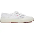 Superga Supergatil kvinder. S2135GW Træningssko 2750 Mesh hvid (38), Fast, Blonder, Casual