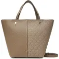 Michael Kors Michael Korstil kvinder. 30T5GFFT2B Stor Flora-taske i læder med gråt logo (OSFA), Casual, PVC