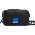 Karl lagerfeld Karl Lagerfeldtil kvinder. A3W30202 Taske med sort patch (OSFA), Casual, Polyuretan