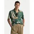 Ralph Lauren Polo Ralph Laurentil mænd. 710971786001 Classic Fit Sailboat grøn polo shirt (M), Casual, Bomuld, Korte ærmer