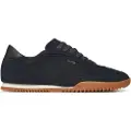 Hugo Boss BOSStil mænd. 50548707 Careton læder-sneakers navy (45), Fast, Blonder, Casual, Blå