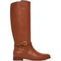 Ralph Lauren Lauren Ralph Laurentil kvinder. 802974383001 Brooke II brune læderstøvler (37), Fast, Lynlås, Casual