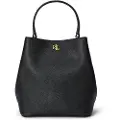 Ralph Lauren Lauren Ralph Laurentil kvinder. 431969365001 Reese small cross body bag i læder, sort (OSFA), Casual