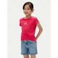 Calvin Klein Jeans Glitter Slim Fit T-shirt Med Korte ærmer
