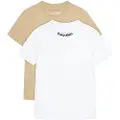 Calvin Klein Jeans Embro Logo T-shirt Med Korte ærmer 2 Enheder