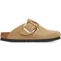 Birkenstock Birkenstocktil kvinder. 1030425 Boston Big Buckle lædertræsko beige (36), Fast, Ingen, Casual
