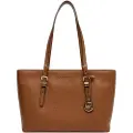 Michael Kors Michael Korstil kvinder. 30T5GQNT2L Lædertaske MD EW Tote sort (OSFA), Brun, Casual