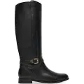 Ralph Lauren Lauren Ralph Laurentil kvinder. 802967769001 Brooke II støvler i bruneret læder, sort (37), Fast, Lynlås, Casual