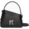 Karl Lagerfeld Karl Lagerfeldtil kvinder. A3W30289 Mini Geo skuldertaske sort (OSFA), Casual, Læder