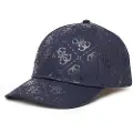 GUESS Guesstil mænd. AM9540COT01 Baseballkasket med navy 4G-logo (OSFA), Casual, Bomuld, Blå