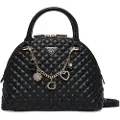GUESS Guesstil kvinder. HWEG8679050 Everlee håndtaske sort (OSFA), Casual, Polyuretan