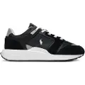Ralph Lauren Polo Ralph Laurentil mænd. 809973974002 Train 89 V2 Sneakers med sort ruskindspanel (46), Læder, Fast, Blonder, Casual