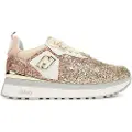 Liu Jo Liu Jotil kvinder. BF5009TX007S3811 Træningssko med plateau og pink glitter (39), 3-5 cm, Blonder, Casual