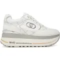 Liu jo Liu Jotil kvinder. BF5011PX77601111 Maxi Wonder hvide lædersko (38), 3-5 cm, Blonder, Casual