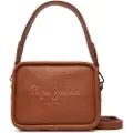 Pepe Jeans Pepe Jeanstil kvinder. PL0300004 Brun Bassy Code-skuldertaske (OSFA), Casual, Polyuretan